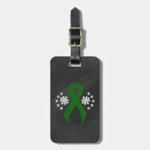 Chalkboard Green Awareness Ribbon Gepäckanhänger