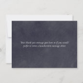 Chalkboard Greenerenery Blätter Vielen Dank Dankeskarte (Rückseite)