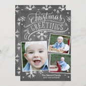 Chalkboard Greetings Collection Einladung (Vorne/Hinten)