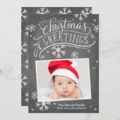 Chalkboard Greetings Collection Einladung (Vorne/Hinten)