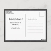 Chalkboard-GRILLEN des Fotos des Vaters Postkarte (Rückseite)