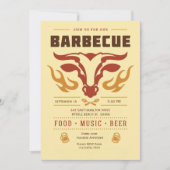 Chalkboard GRILLEN Grill Cookie Summer Party Einladung (Vorderseite)