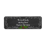 Chalkboard Happy Holidays<br><div class="desc">Ein kurioses und lustiges Chalkboard-Design,  das sicher ein Vorzug für alle sein wird,  die dieses Trend-Adressetikett auf Ihren Urlaubshupps erhalten! Persönlich mit Ihrer Adresse! Achten Sie darauf,  die gesamte koordinierende Sammlung zu ergattern,  um Ihre Urlaubsbotschaft in dieser Saison zu vervollständigen!</div>