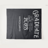 Chalkboard High School Foto Abschluss Hintergrund Wandteppich (Vorderseite (Horizontal))