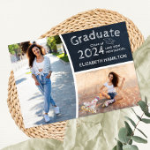 Chalkboard High School Foto Grad Ankündigung