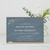 Chalkboard-Hochzeit speichern Sie das Datum Save The Date (Stehend Vorderseite)