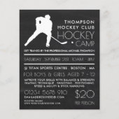 Chalkboard, Hockey Camp Advertising Flyer (Vorne)