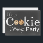 Chalkboard Holiday Cookie Swap-Party Einladung<br><div class="desc">Chalkboard Holiday Cookie Swap-Party Einladung</div>