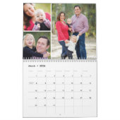 Chalkboard & Imitats Gold Glitzer FotoCollage Kalender (Mär 2026)