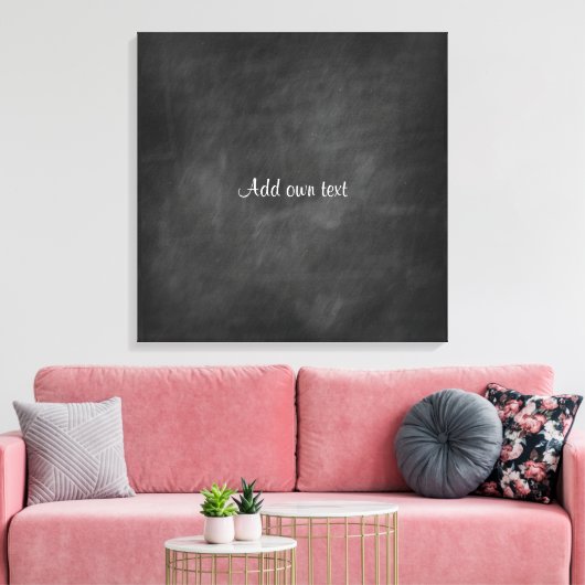Chalkboard individuell angepasst leinwanddruck (Insitu (Wohnzimmer))