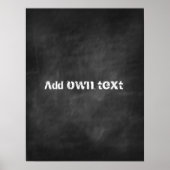 Chalkboard individuell angepasst poster (Vorne)