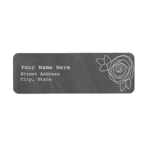 Chalkboard Inspirierte Rose Hochzeitsplattform