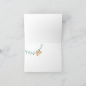 Chalkboard Jungle Babydusche Vielen Dank Dankeskarte (Innenseite)