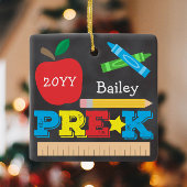 Chalkboard "Keepake Chalkboard vor der Schule" - f Keramikornament