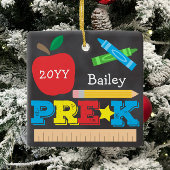 Chalkboard "Keepake Chalkboard vor der Schule" - f Keramikornament