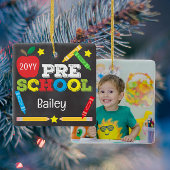 Chalkboard "Keepake"-Vorschulen - farbenfrohe Kind Keramikornament