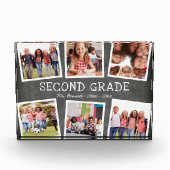 Chalkboard Kids School Year Keepake Collage Fotoblock (Vorderseite)