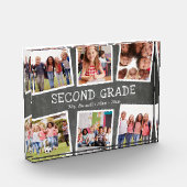 Chalkboard Kids School Year Keepake Collage Fotoblock (Links)
