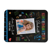 Chalkboard Kindergarten Abschluss Magnet (Horizontal)