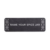 Chalkboard Kitchen Spice Jar (Vorne)