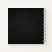 Chalkboard Kitchen Tools Personalisiert Rezept  Notizblock (Rückseite)