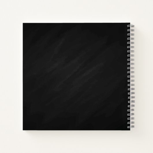 Chalkboard Kitchen Tools Personalisiert Rezept  Notizblock (Rückseite)