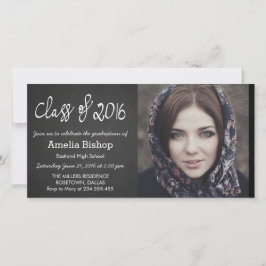 Chalkboard-Klasse des handgeschriebenen Abschlusse