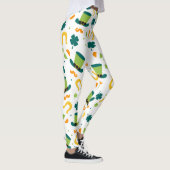 Chalkboard Kleeblatt St. Patrick's Day Leggings (Rechts)