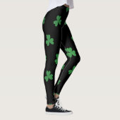 Chalkboard Kleeblatt St. Patrick's Day Leggings (Rechts)