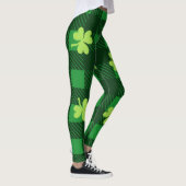 Chalkboard Kleeblatt St. Patrick's Day Leggings (Rechts)