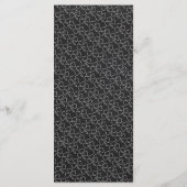 Chalkboard-Kleeblatt, St Patrick's Day Menu Card Menükarte (Rückseite)