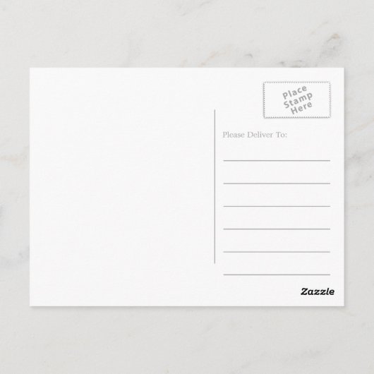 Chalkboard-Kleeblatt, St Patrick's Day Postkarte (Rückseite)