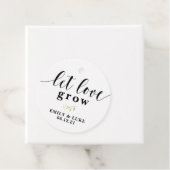 Chalkboard Lassend Liebe Grow Wedding Pflanze Lieb Geschenkanhänger (Beispiel)