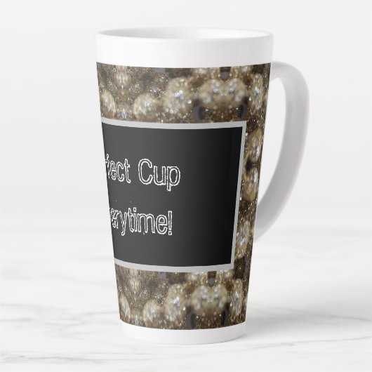 Chalkboard Latte Tasse (Rechte Ecke)