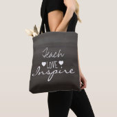 Chalkboard-Lehrer Inspiration-Quote-Typografie Tasche (Von Nahem)