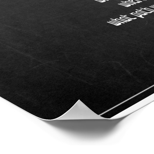 Chalkboard Lent Meaning Pope Benedict XVI Oster Poster (Ecke)