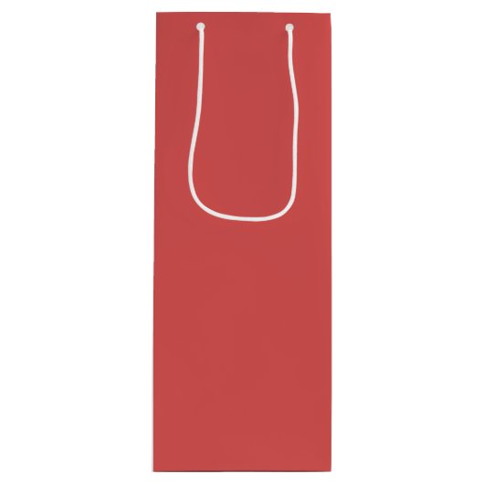 Chalkboard Light Christmas Red Geschenktüte Für Weinflaschen (Vorderseite)