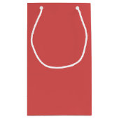 Chalkboard Light Christmas Red Kleine Geschenktüte (Rückseite)