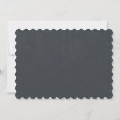 Chalkboard Lingerie Bridal Dusche Einladung (Rückseite)