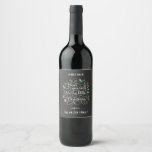 Chalkboard Little Christmas Wine Flasche Labels Weinetikett<br><div class="desc">Mit diesen stilvollen Etiketten können Weinflaschen oder andere Lebensmittel-/Getränkebehälter Ihrer Wahl aufgezogen werden! Besuchen Sie unsere Website unter www.berryberrysweet.com für weitere Designmöglichkeiten.</div>