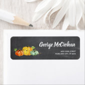 Chalkboard Little Pumpkin Halloween Rücksendeadres (Insitu)