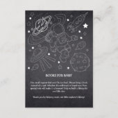 Chalkboard Little Space Explorer Kinderdusche Begleitkarte (Vorderseite)