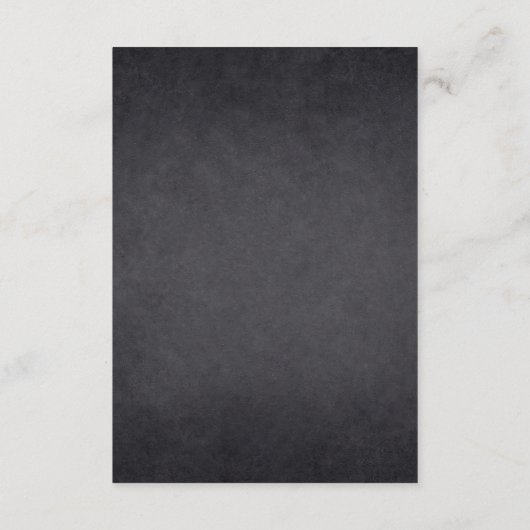 Chalkboard Little Space Explorer Kinderdusche Begleitkarte (Rückseite)