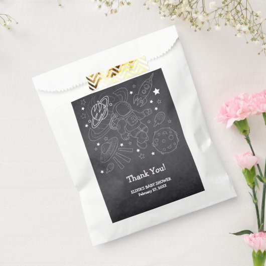 Chalkboard Little Space Explorer Kinderdusche Geschenktütchen (Versiegelt)
