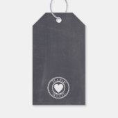 Chalkboard Look Limoncello Flasche Hang Tag | Geschenkanhänger (Rückseite)
