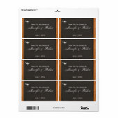 Chalkboard Love Bird Water Flasche (Vorne)