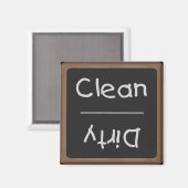 Chalkboard Magnet für saubere und schmutzige Gesch (Vorderseite/Rückseite)