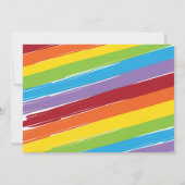 Chalkboard Malerei Party/Art Party Einladung (Rückseite)