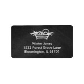 Chalkboard-Manager Adressaufkleber (Vorne)