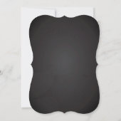 Chalkboard Mason Jar Babydusche Einladung (Rückseite)